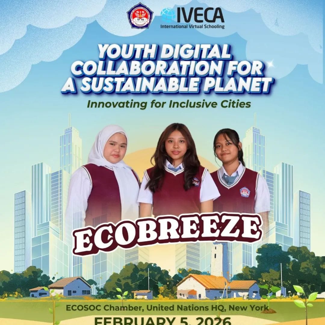 Trio Murid SIS Tampil Di ECOSOC Chamber, United Nation: Youth Digital Collaboration For A Sustainable Planet